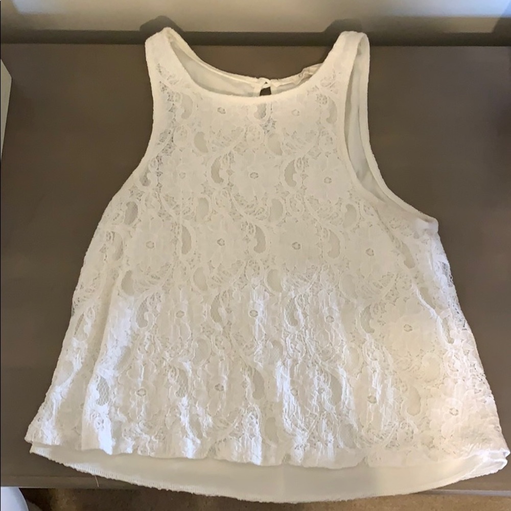 White Lace Top